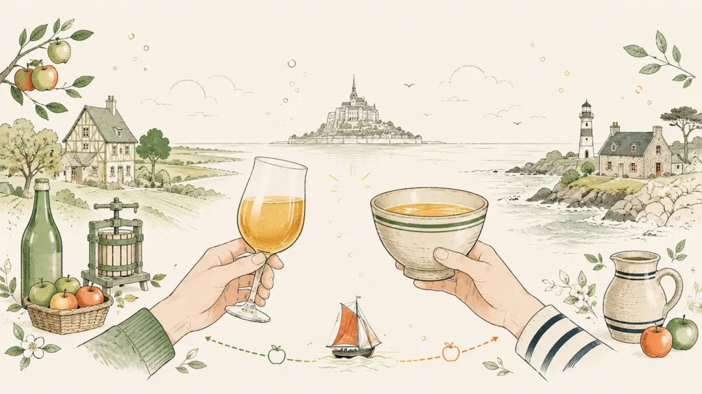 Le cidre est-il normand ou breton ?